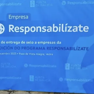 Recibimos o selo de empresa 'Responsabilízate'